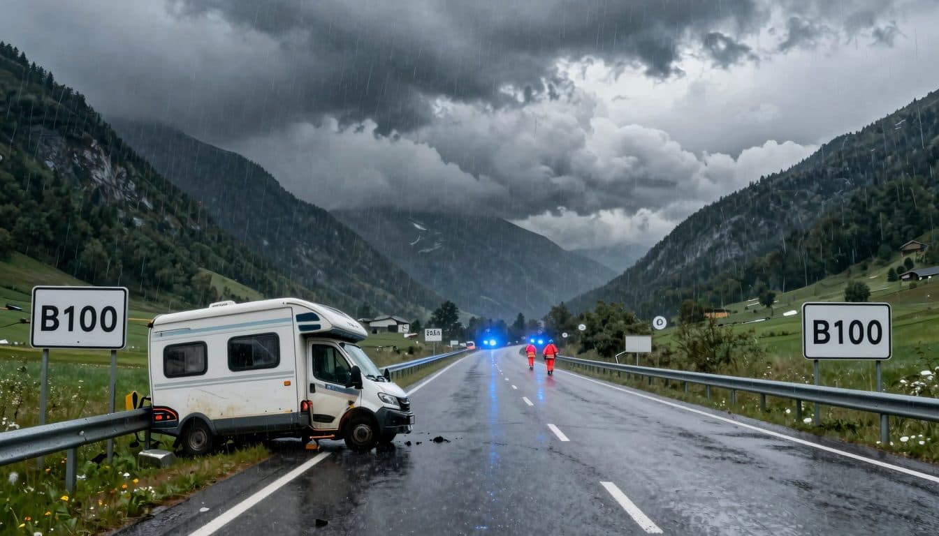 Plusieurs accidents et un incendie liés à de violents orages en Carinthie