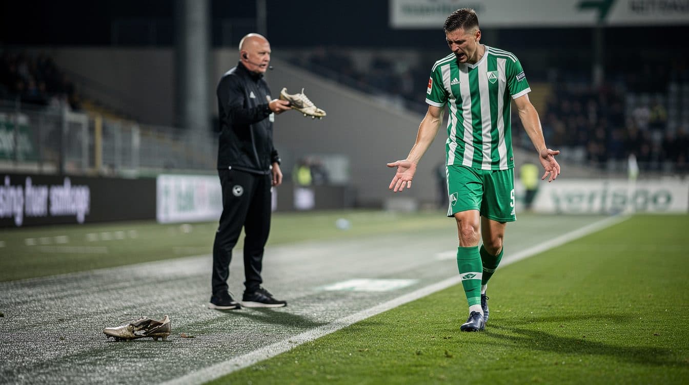 Yusuf Demir expulsé après un lancer de chaussure, Rapid Wien termine sa saison en déroute