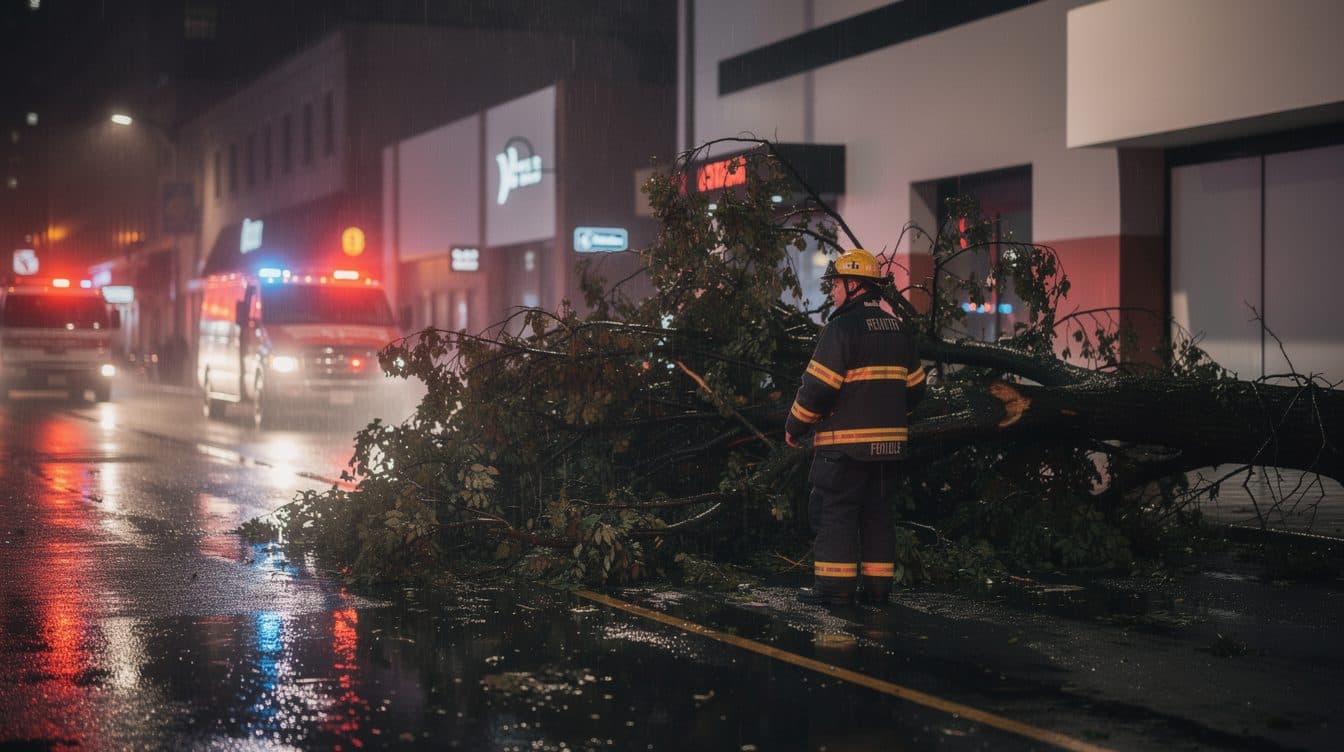 Violents orages dans l’ouest de l’Allemagne : des rafales à 110 km/h et de nombreuses interventions des pompiers