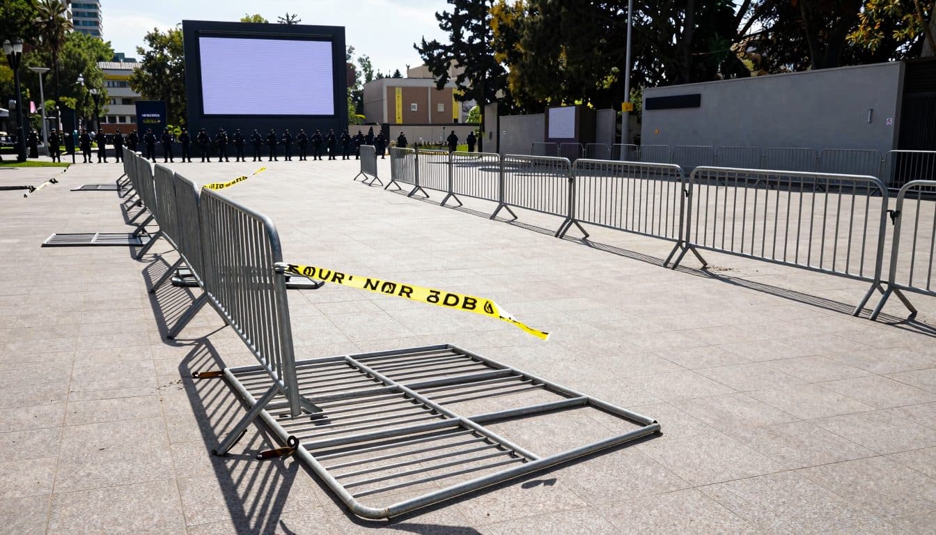 Des supporters prennent d'assaut les fan zones de Monterrey et de Mexico lors du match de Coupe du monde Mexique-Équateur