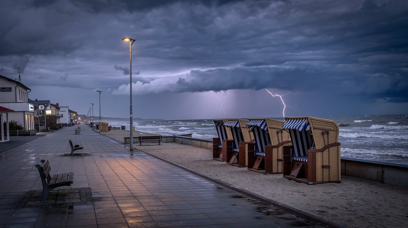 Intempéries dans le nord : le DWD avertit de orages, grêle et rafales de vent jusqu'à jeudi