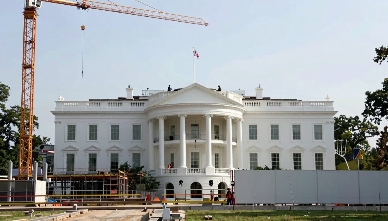 Trump défend la nouvelle salle de bal blindée de la Maison-Blanche face aux critiques et aux poursuites judiciaires