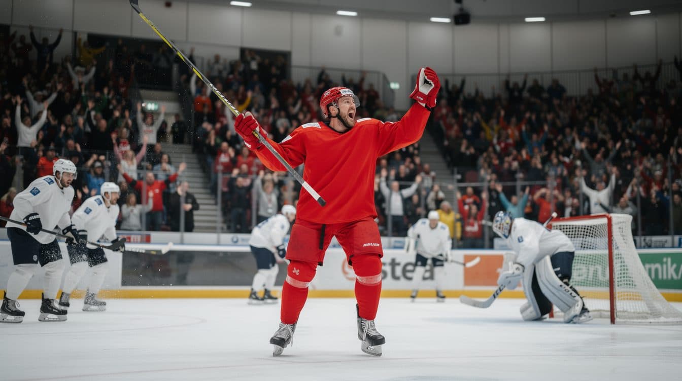 L'Autriche subit une lourde défaite face à la Suisse lors du Championnat du monde de hockey sur glace 2026