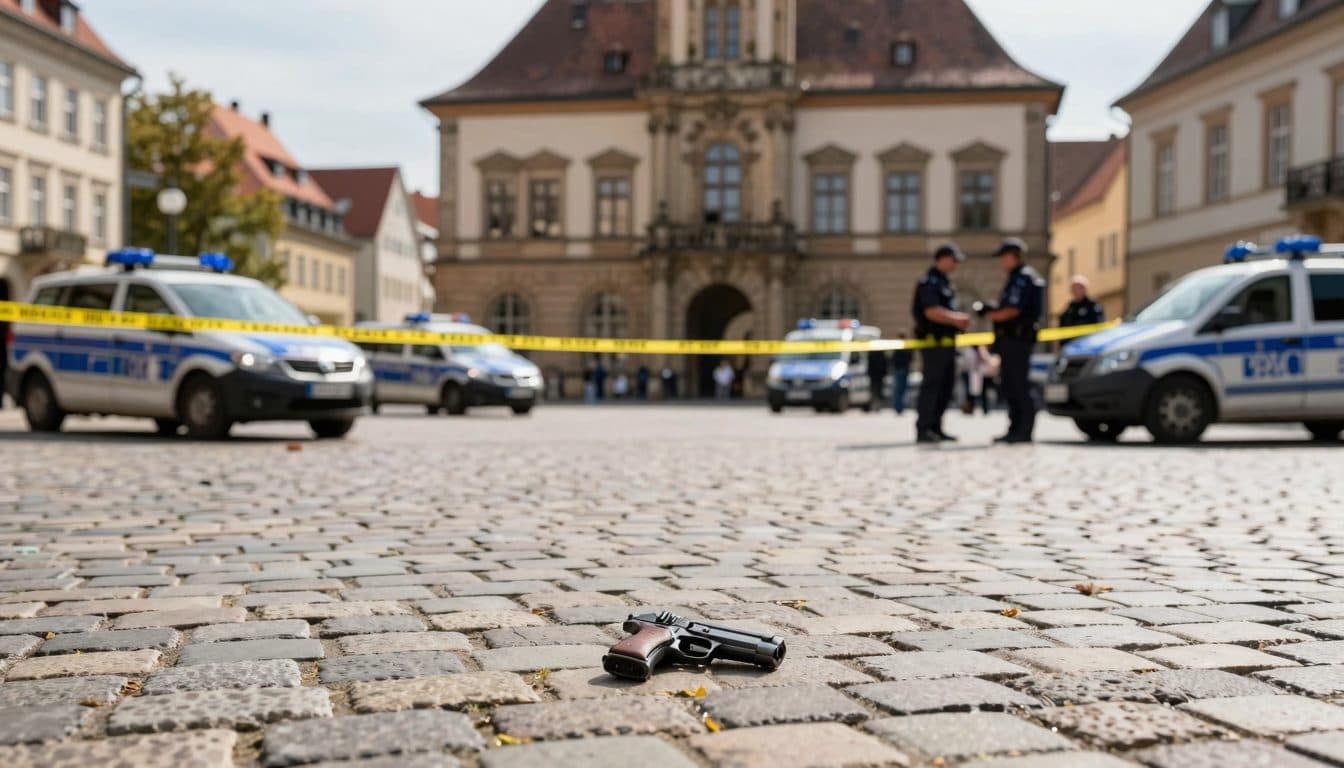 Opération de grande envergure à Wurtzbourg : la police intercepte deux hommes avec des pistolets jouets