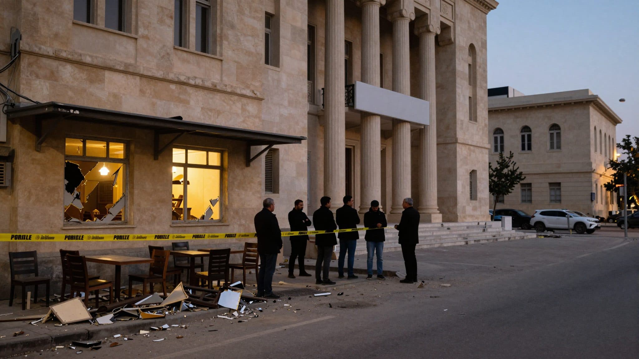 Neuf morts dans une explosion dans un café à Damas – le Palais de justice visé
