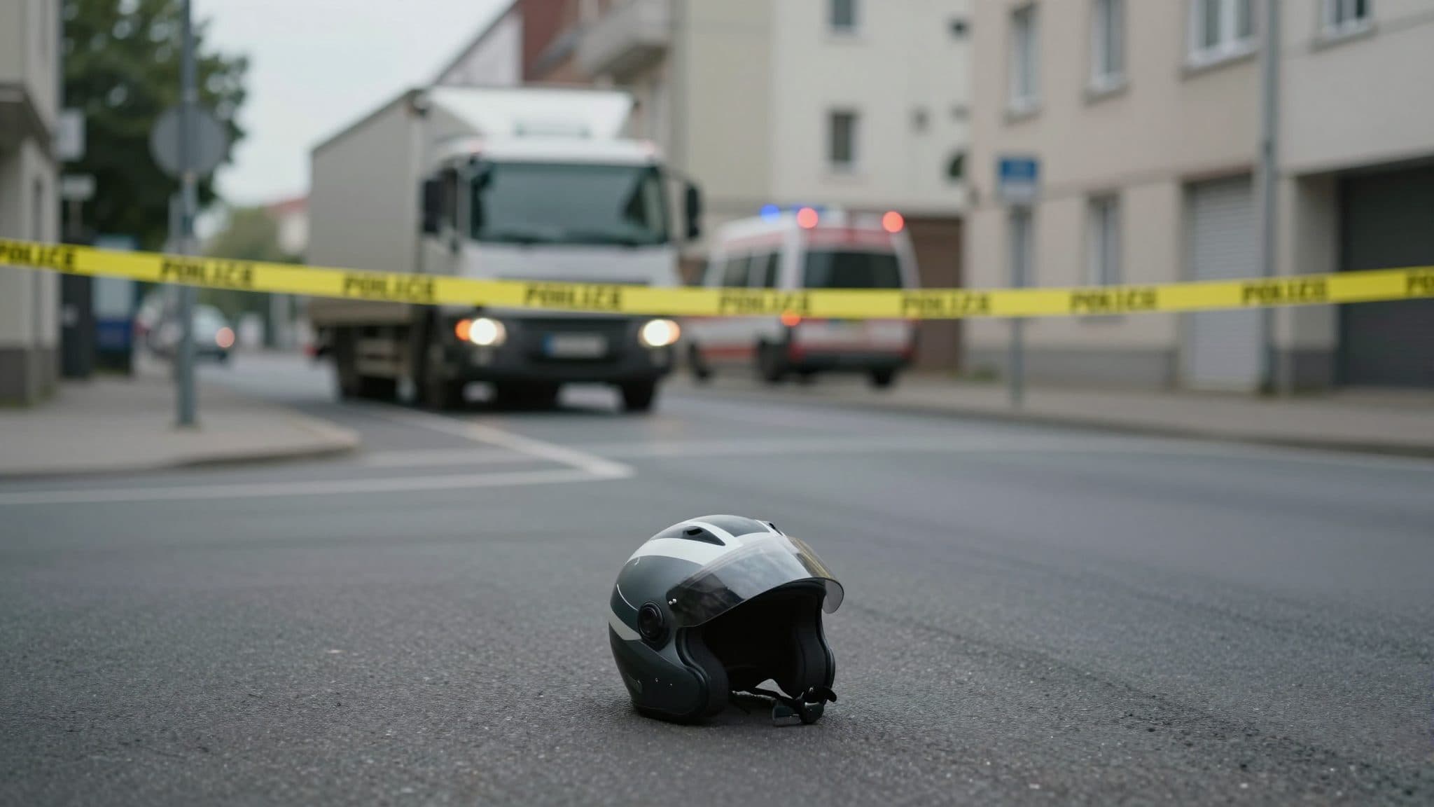 Motard grièvement blessé lors d'une collision avec un camion tournant à Thaur
