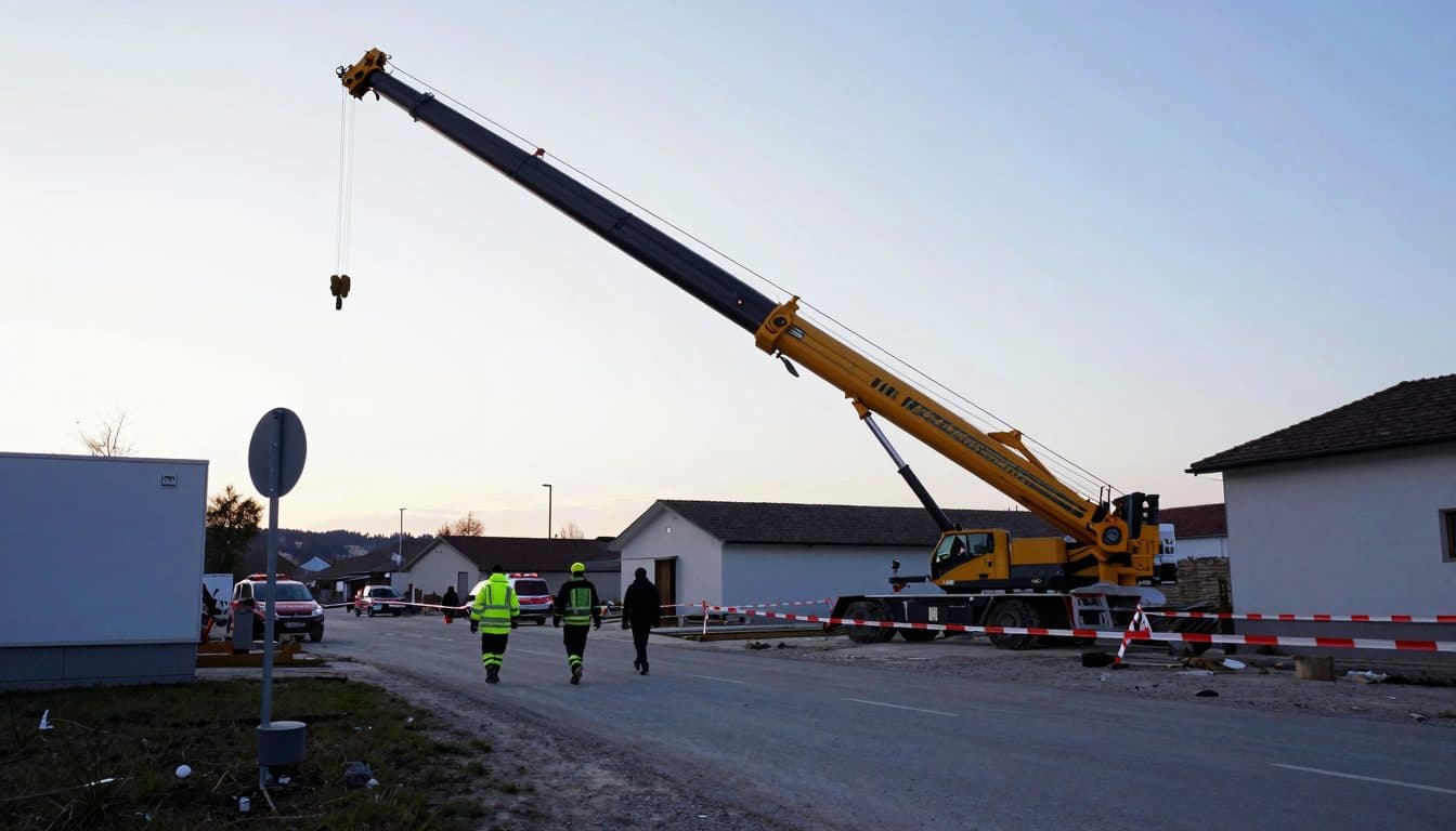 Accident de grue en Haute-Autriche fait une victime mortelle
