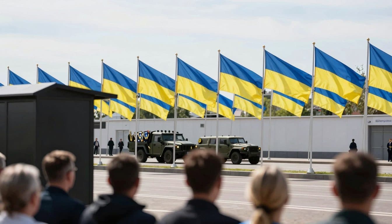 Jour de l'indépendance de l'Ukraine : l'UE promet des milliards pour la défense, le Premier ministre britannique à Kiev