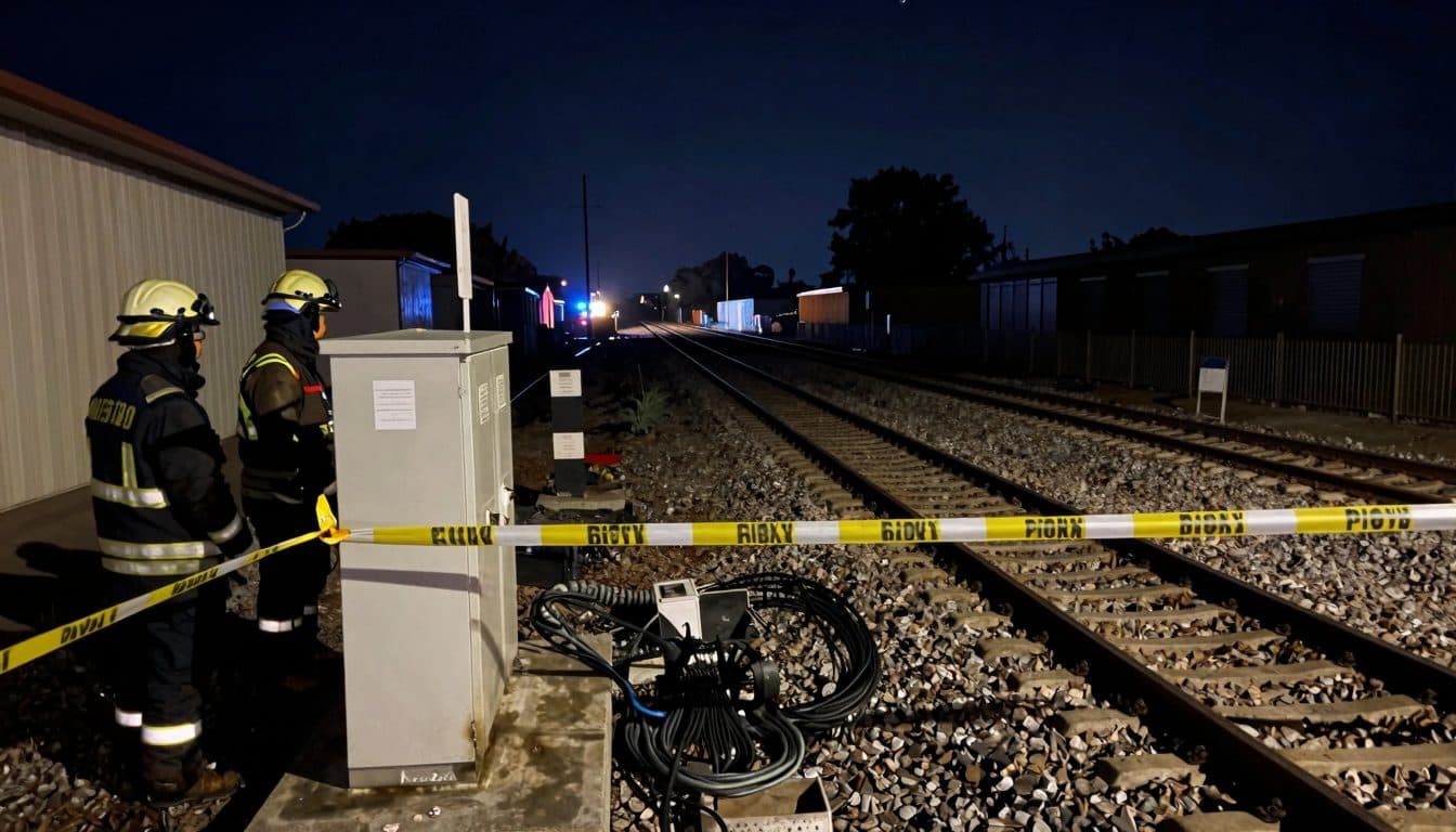 Attentat présumé contre une ligne ferroviaire près de Hambourg paralyse le trafic ferroviaire