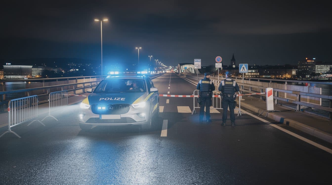 Alerte à la frontière franco-allemande : un automobiliste fonce sur les forces de l'ordre, la police ouvre le feu