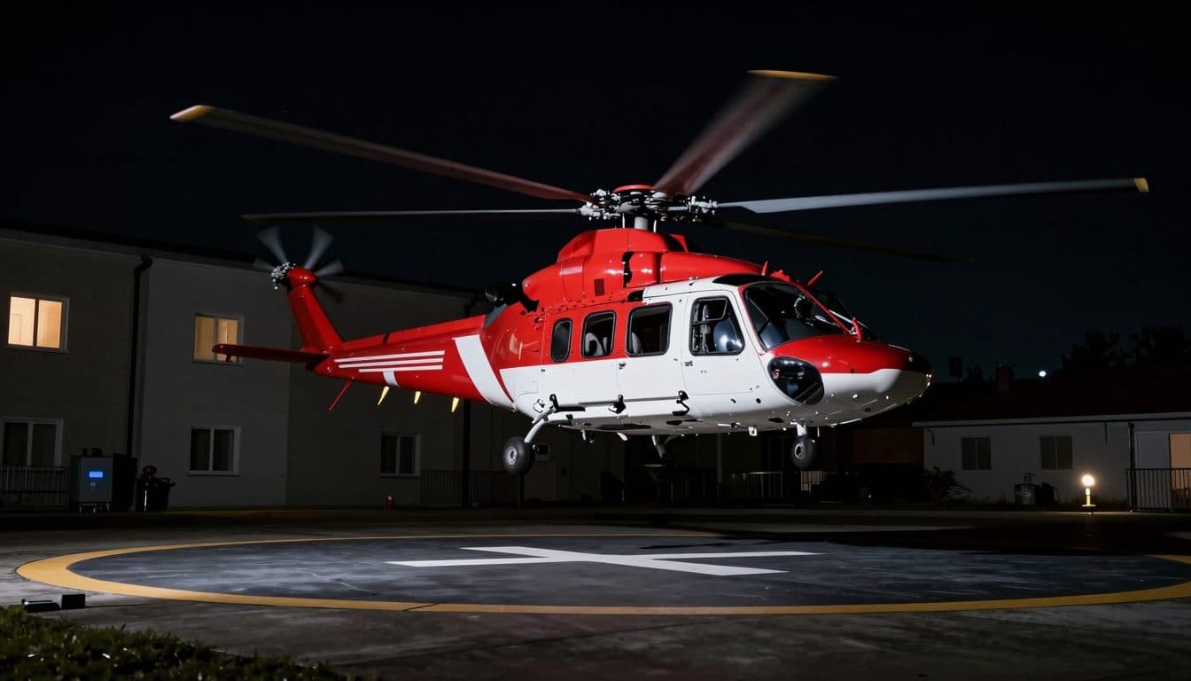 Une fillette de onze ans transportée par hélicoptère de Vienne à Graz après un accident au monoxyde de carbone