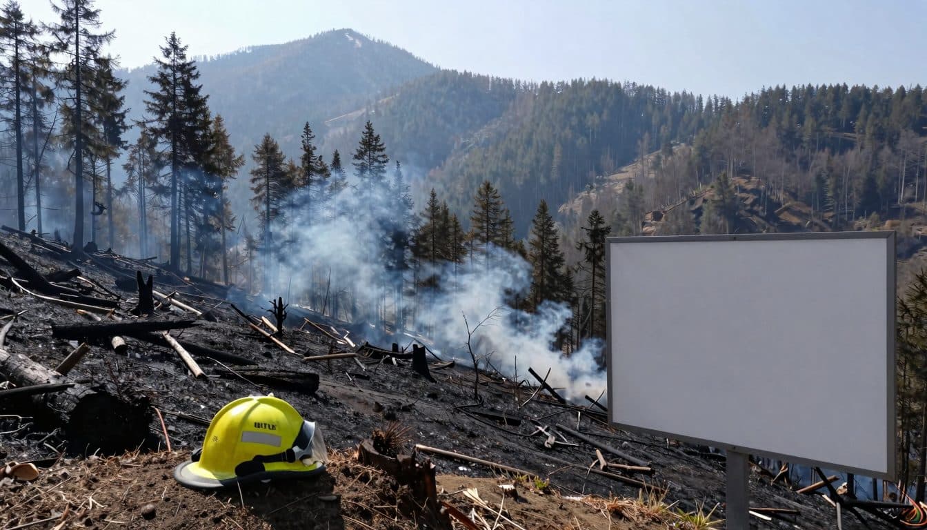 Incendie de forêt dans le Virgental : les secours travaillent en vue du « Brandaus »