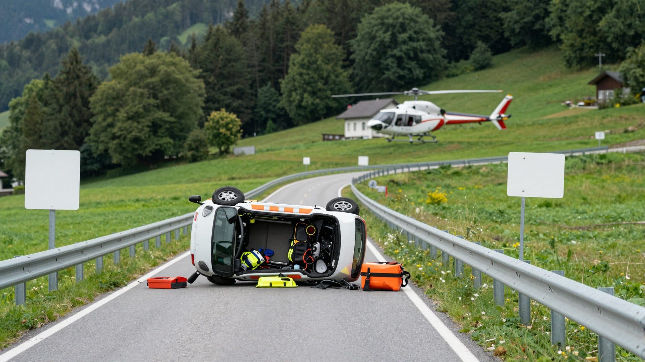 Cinq adolescents blessés dans un accident de voiture à Zwettl – un jeune de 17 ans percute un arbre