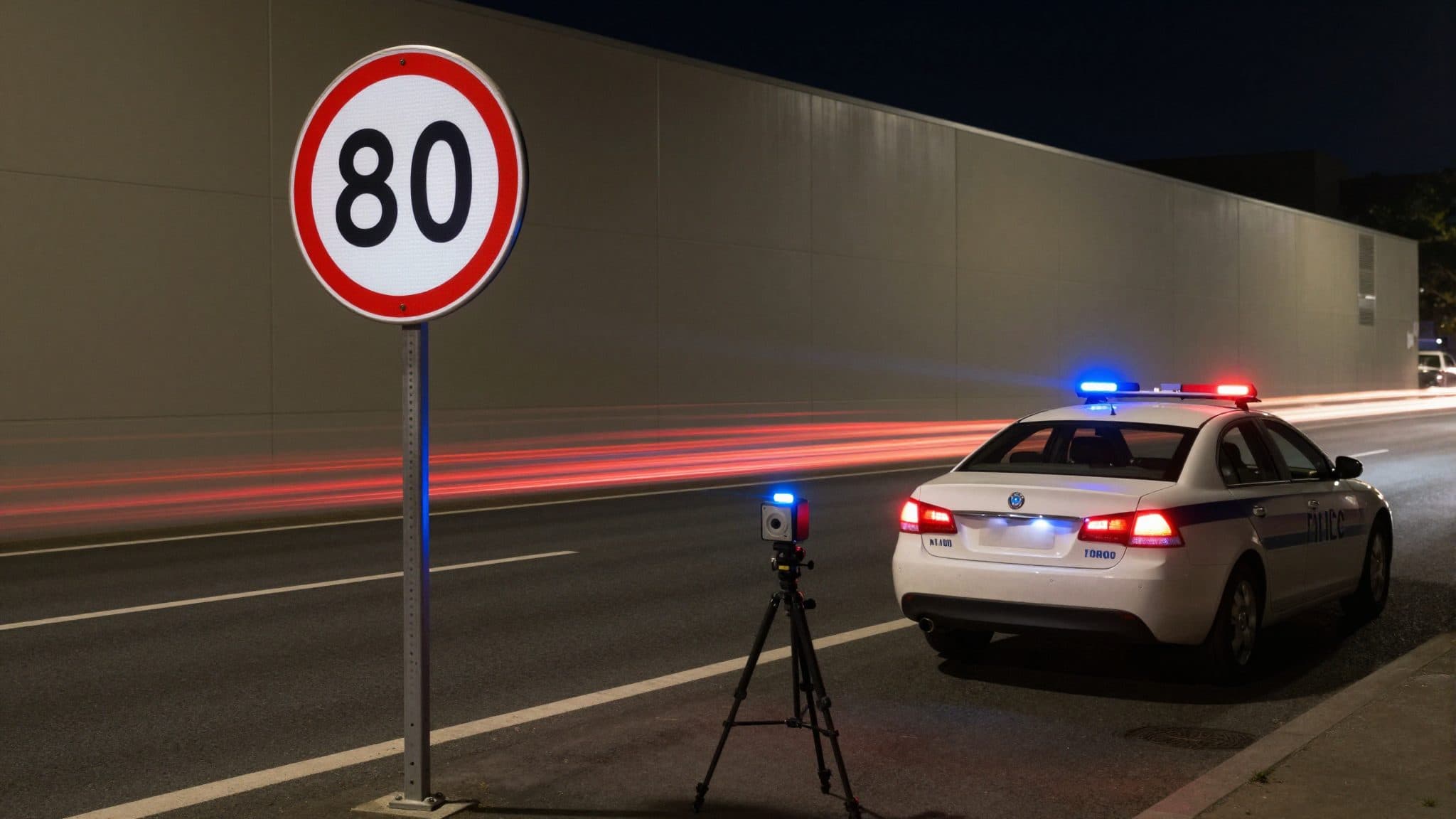 À 154 km/h dans une zone limitée à 80 : la police intercepte un jeune homme de 25 ans
