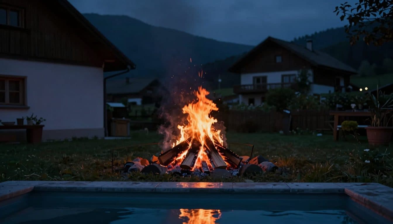 Un homme de 52 ans s'enflamme lors d'un barbecue dans le Mühlviertel et saute dans une piscine