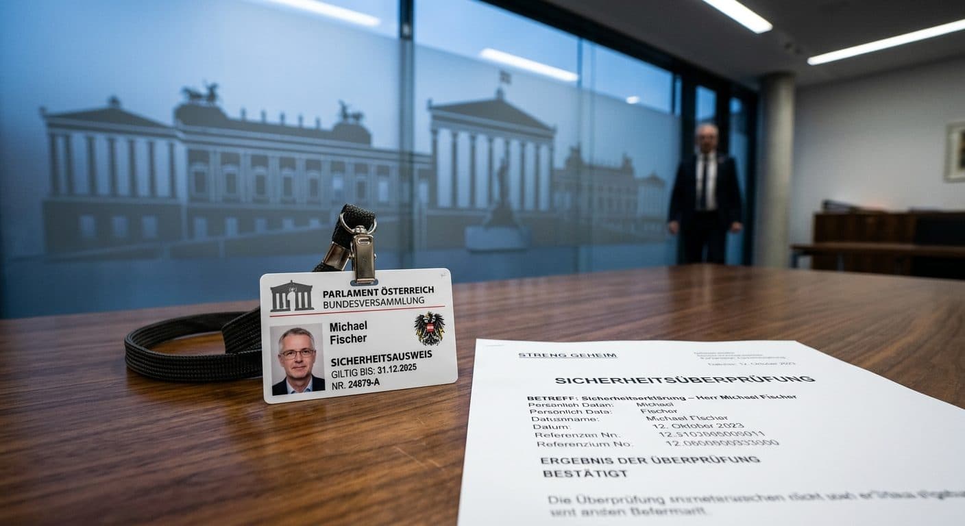 Sécurité au Parlement autrichien : le dossier du filtrage du personnel FPÖ au cœur de la conférence de la Présidence
