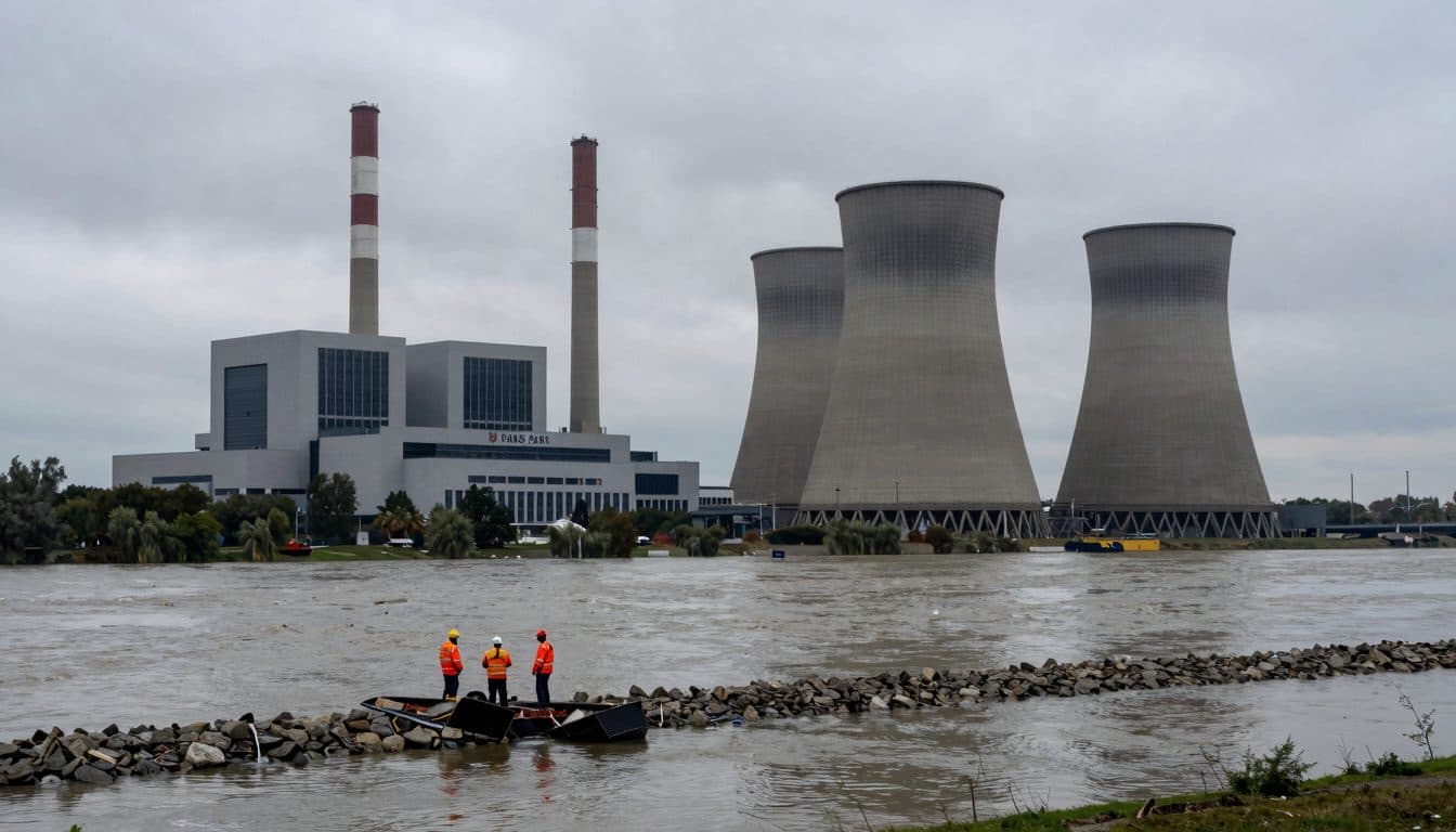 La Hongrie coule des péniches dans le Danube pour garantir le refroidissement de la centrale nucléaire de Paks