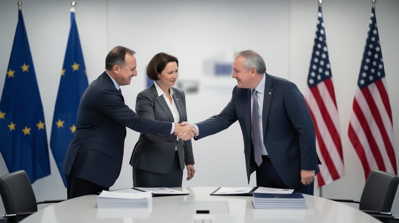 Accord commercial UE-USA : mise en œuvre des droits de douane