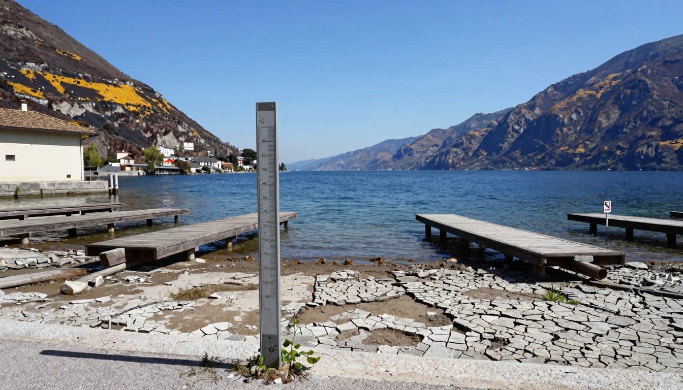 Vague de chaleur en Italie du Nord : le lac de Garde perd des milliards de litres d'eau par jour