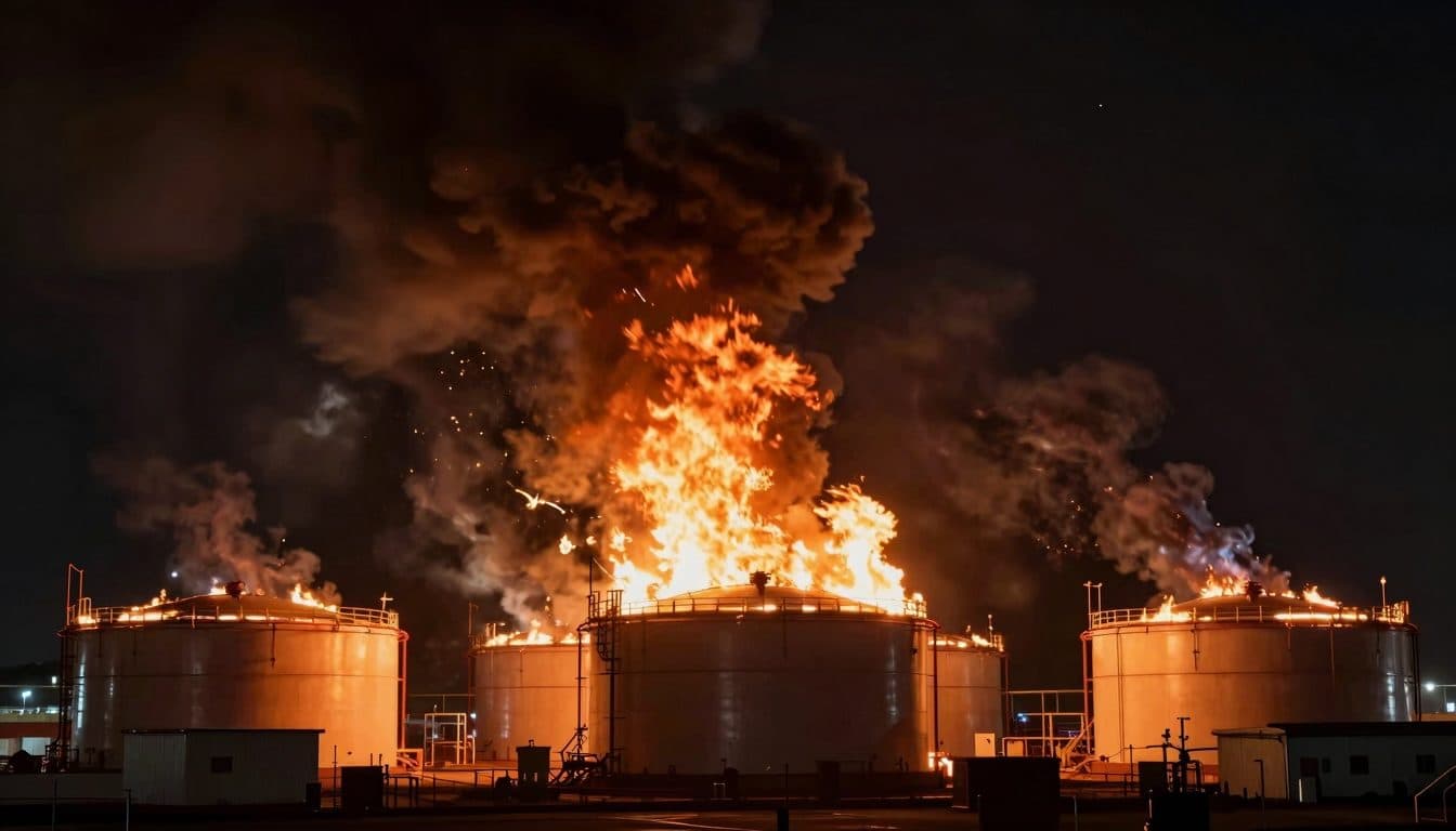 Des drones ukrainiens incendient à nouveau des dépôts pétroliers en Russie