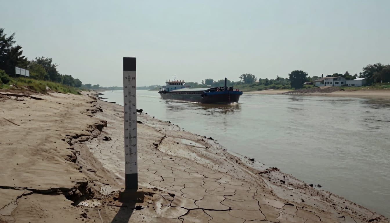 Niveaux d'eau bas sur le Rhin, l'Elbe et le Danube : la navigation fluviale doit réduire sa cargaison