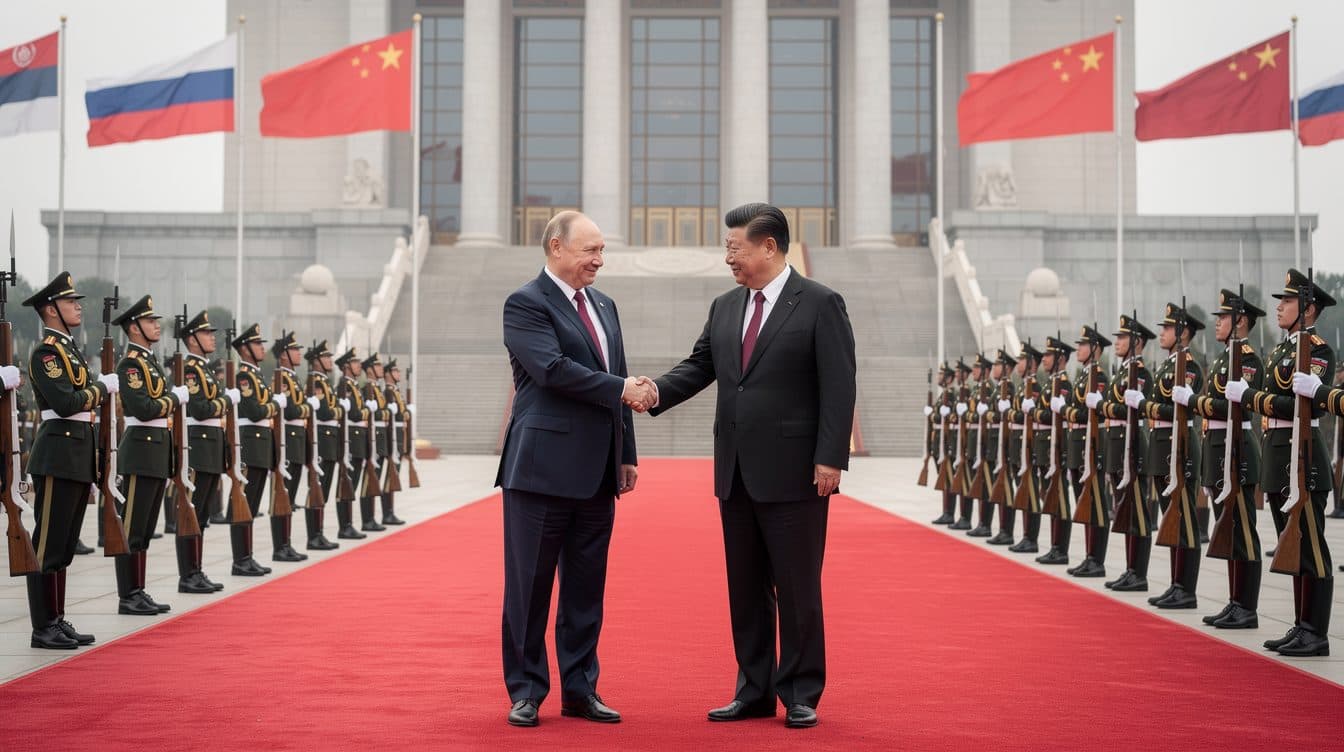 Poutine se rend en Chine pour renforcer les liens économiques et stratégiques