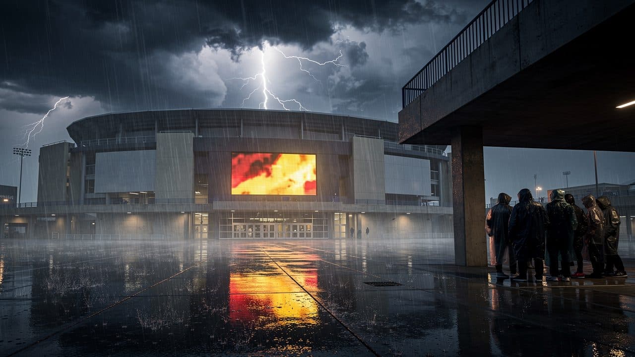 Orages violents au-dessus de Philadelphie : le match de la Coupe du Monde France contre Irak retardé