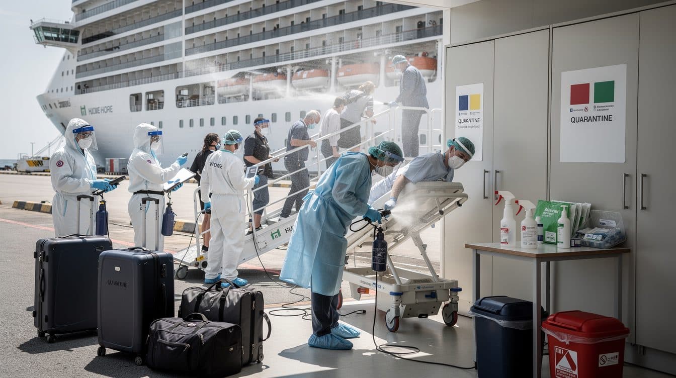 Un Autrichien exposé au Hantavirus dans un avion après une épidémie sur un navire de croisière