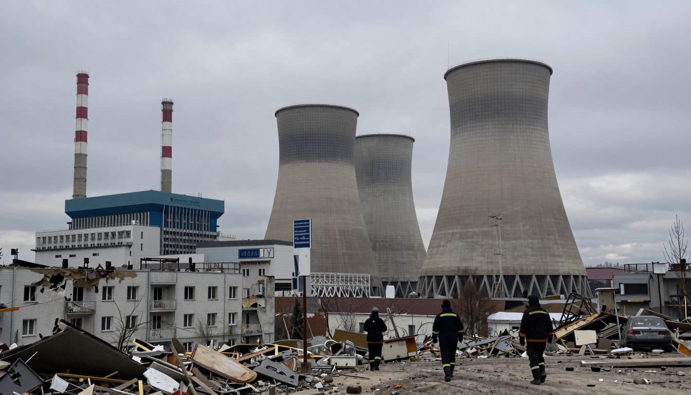 Des morts lors des frappes ukrainiennes sur Enerhodar, près de la centrale nucléaire de Zaporijjia