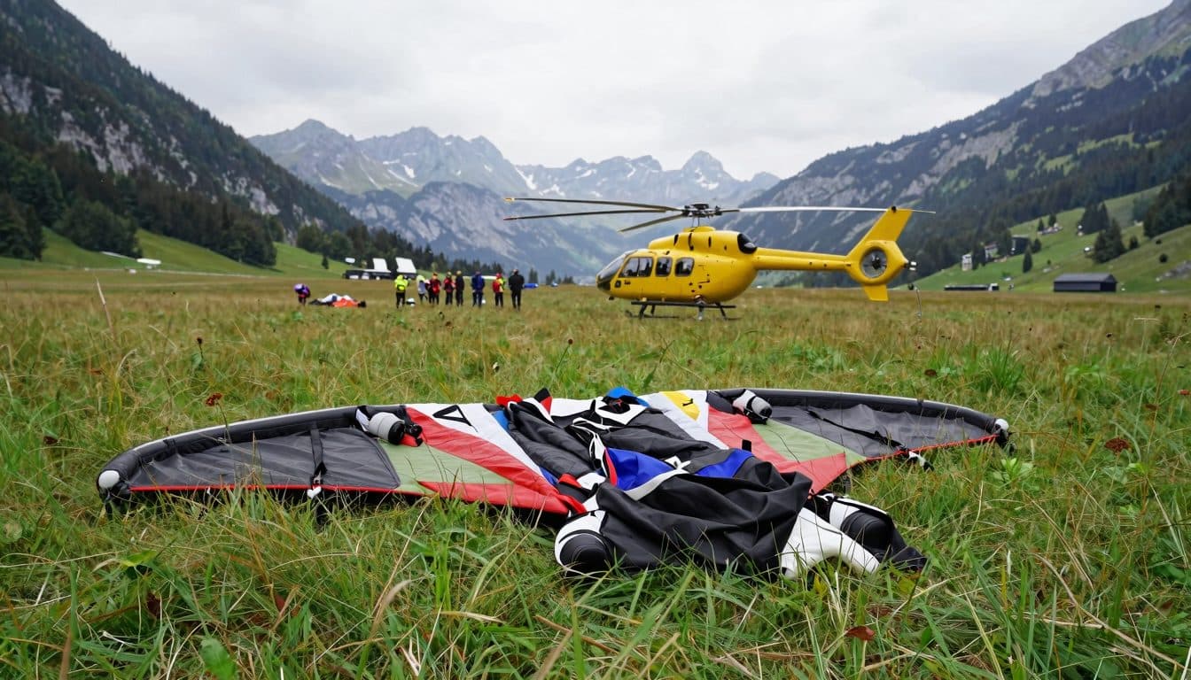 Un homme gravement blessé lors d'un accident de wingsuit à Hohenems, en Autriche