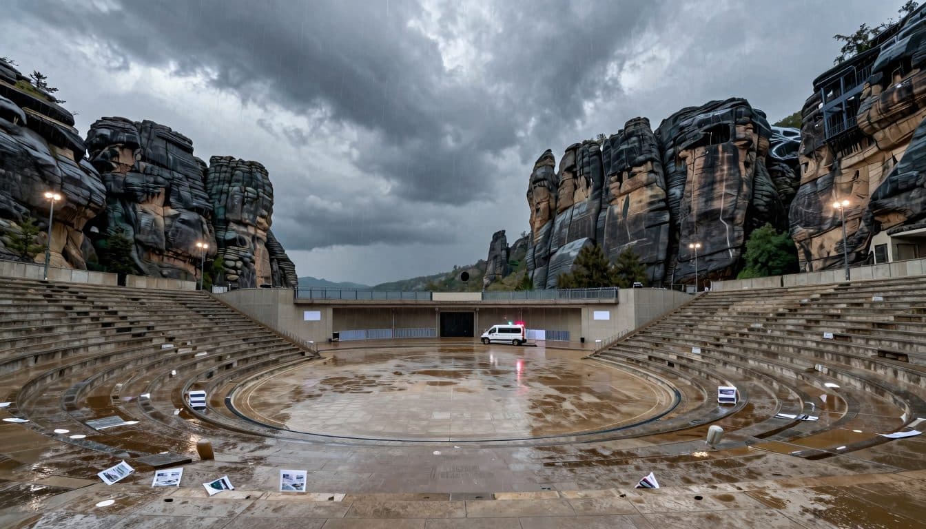 Orage à la Felsenbühne Rathen : un mort, des blessés, représentations annulées