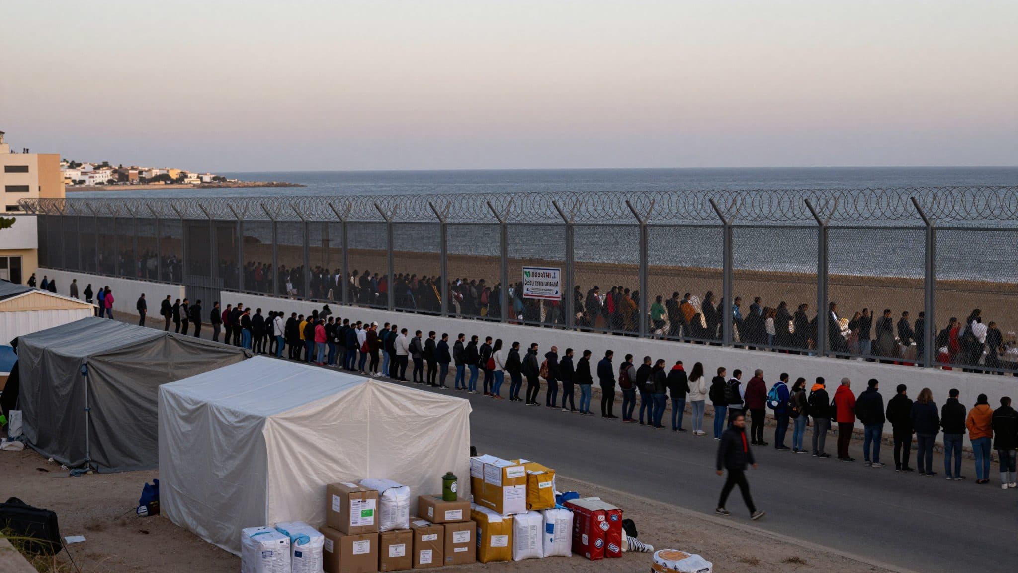 Des milliers de migrants attendent à Ceuta la décision du gouvernement espagnol