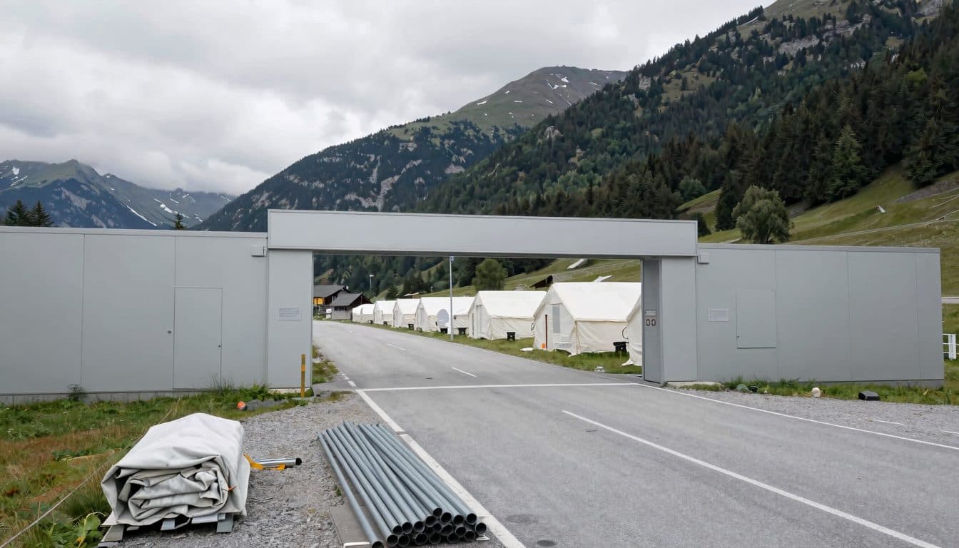 La Carinthie démonte les tentes d'asile provisoires à la frontière italienne