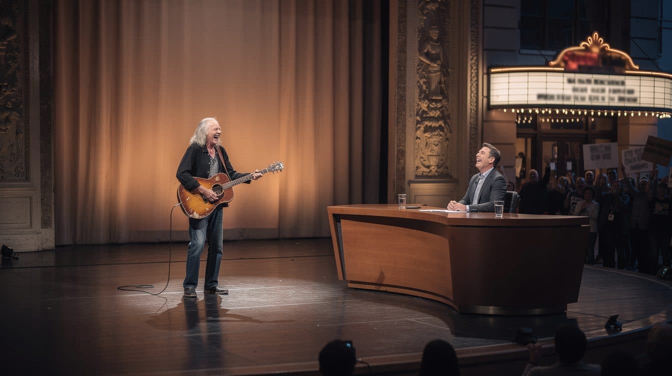 Dernière du « Late Show » : Paul McCartney rejoint Stephen Colbert pour un clap de fin tout en étoiles