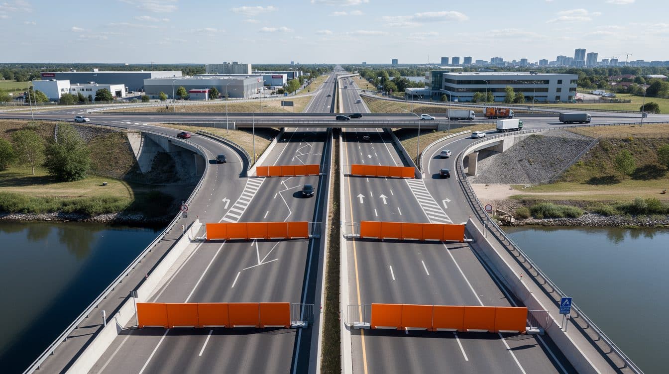Bonn adapte la fermeture du pont Nord : la réouverture d'un échangeur raccourcit le tronçon fermé de l'A565