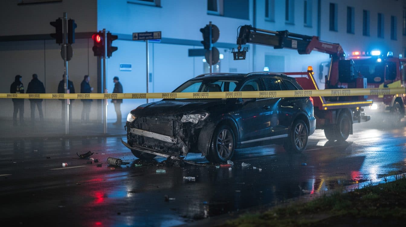 Pietro Lombardi impliqué dans un accident de voiture à Cologne – une jeune femme de 20 ans légèrement blessée