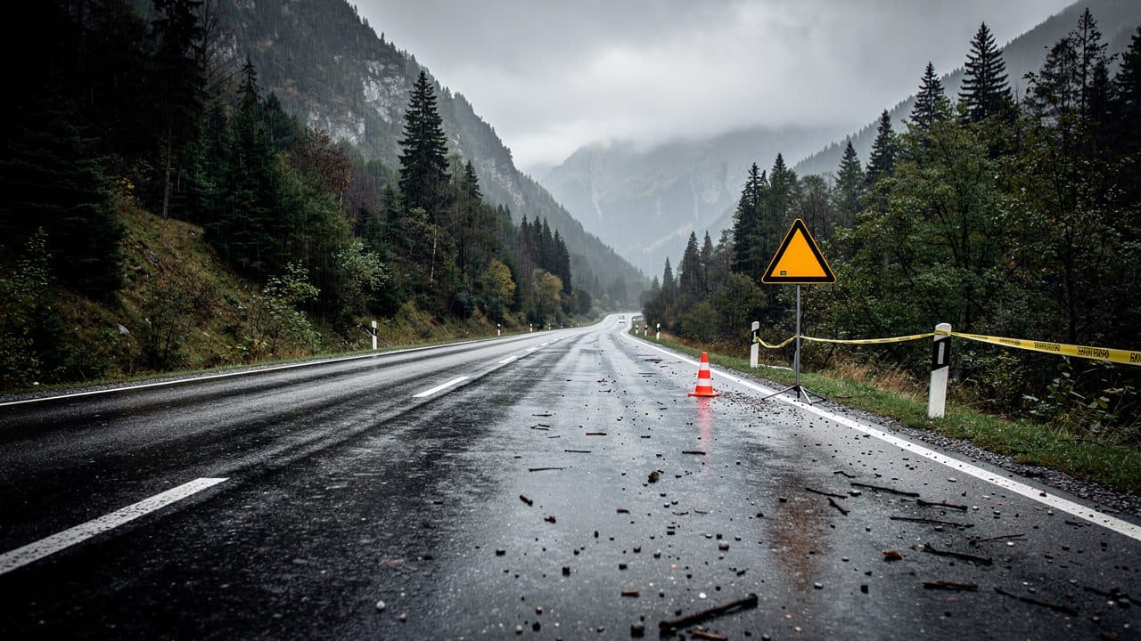 Accident frontal mortel sur la B320 : un motard et sa passagère décèdent près de Radstadt