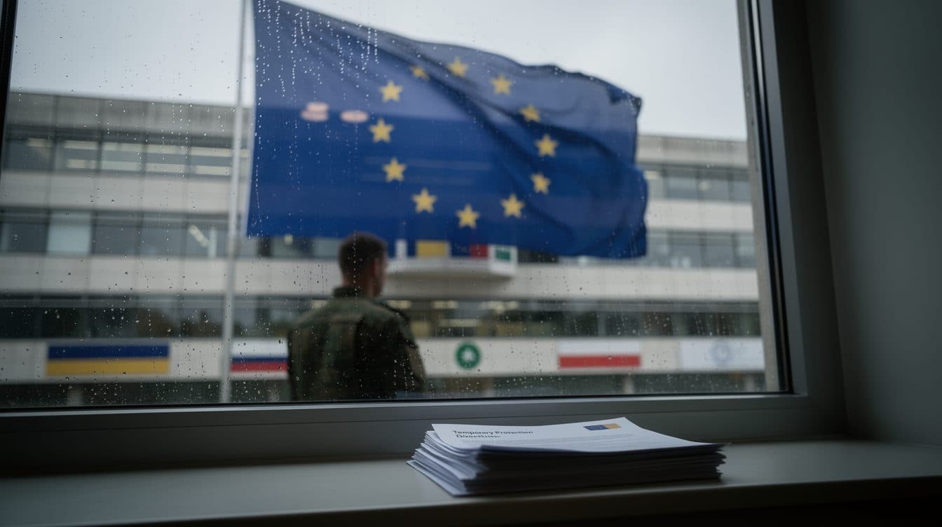 Les ministres de l'Intérieur de l'UE discutent de l'exclusion des hommes ukrainiens en âge de servir du statut de protection