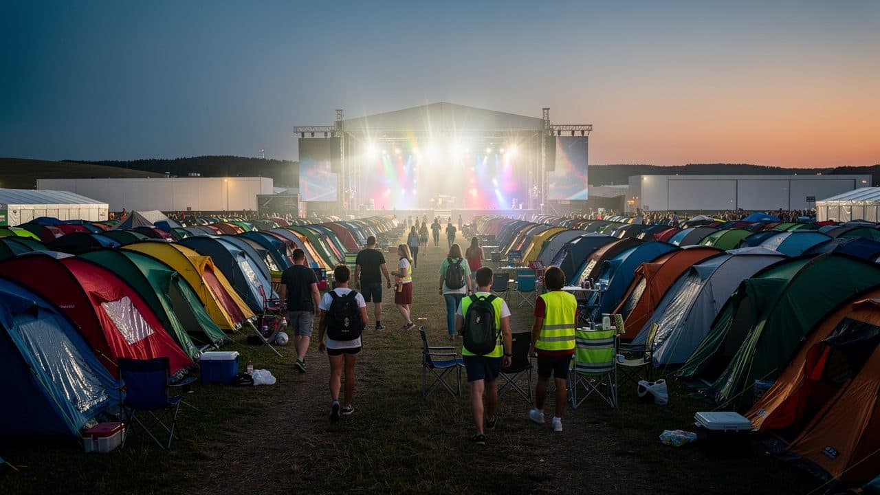 Rock am Ring débute au Nürburgring : 90 000 fans campent malgré les alertes météo