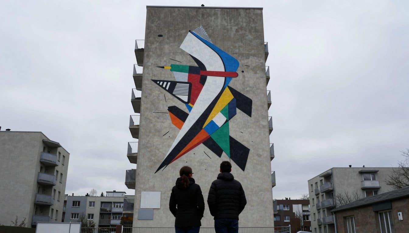 La Cour fédérale de justice examine le litige autour d'une fresque de street art sur un immeuble de Wuppertal