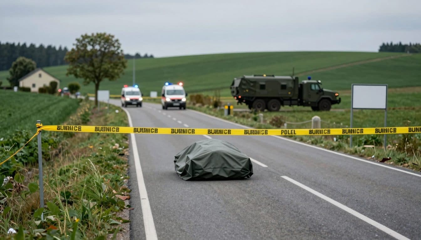 Motocycliste meurt dans une collision avec un Unimog de l'armée fédérale à Wiesmath