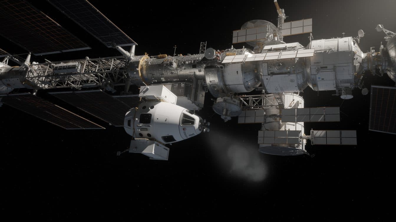 Fuites d'air sur l'ISS : l'équipage 12 a dû se réfugier temporairement dans la capsule Dragon