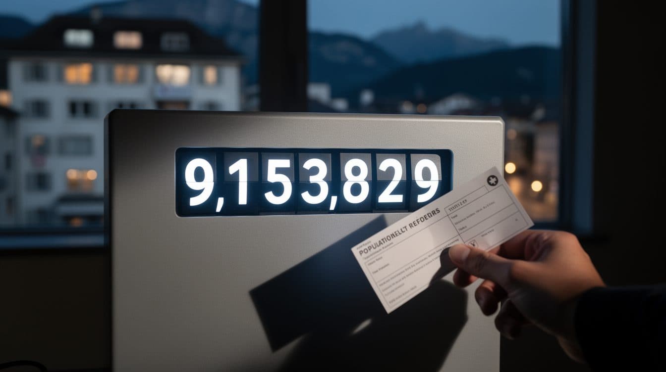 La Suisse franchit le cap des 9,15 millions d’habitants, la croissance démographique appelée à ralentir