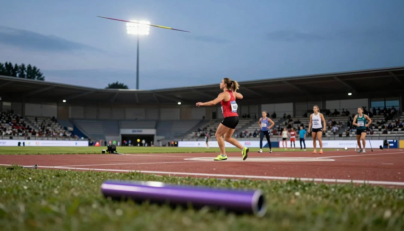 Leonie Hügli rate le titre européen au lancer du javelot – l'équipe mixte suisse à la 4e place à Birmingham