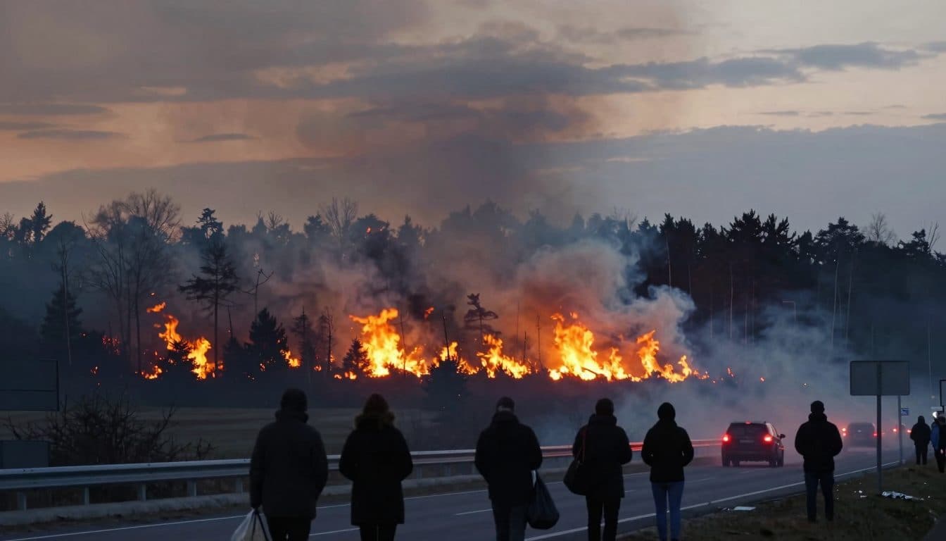 Incendie de forêt près de Fontainebleau : les autorités évacuent plus de 1 000 personnes