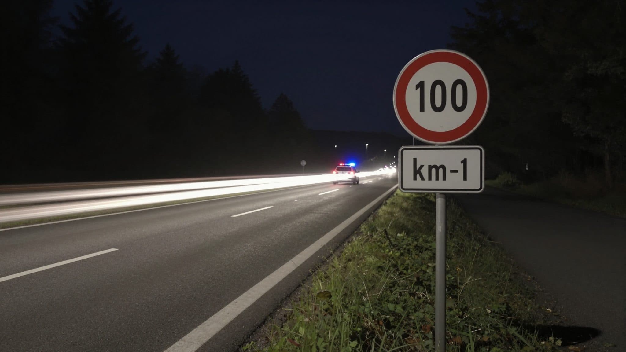 Un jeune homme de 19 ans intercepté à 166 km/h sur une route hors agglomération à Perg