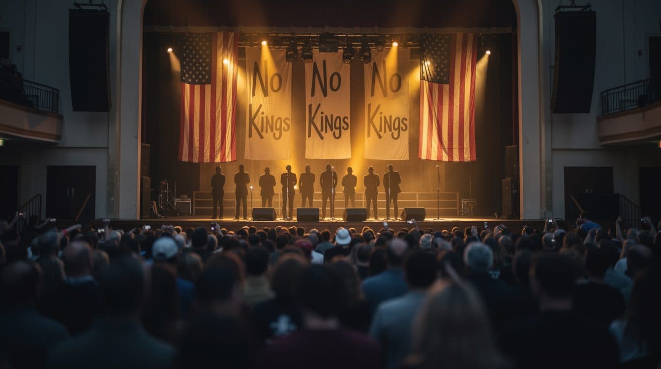 Des célébrités américaines protestent contre la politique de Trump lors d'un concert à New York
