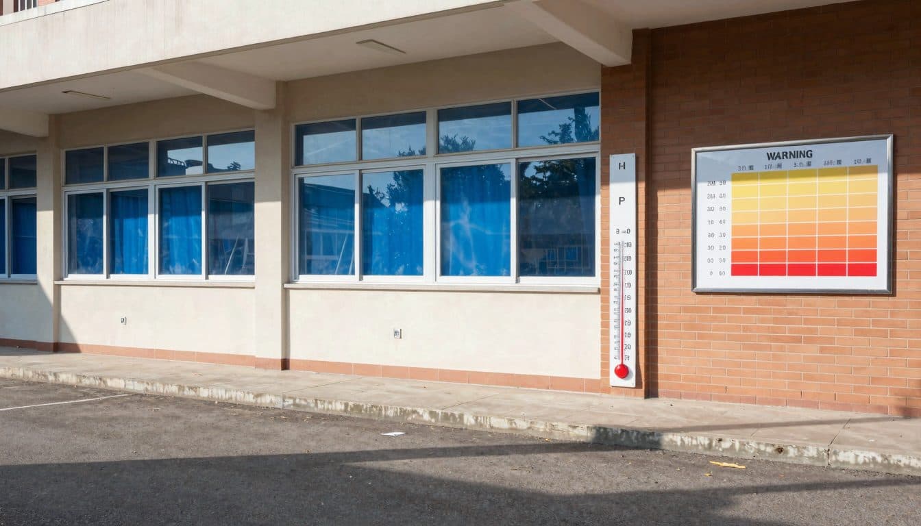 Wiederkehr présente un dispositif de protection contre la chaleur pour les écoles : mesures autonomes à partir du niveau d'alerte deux