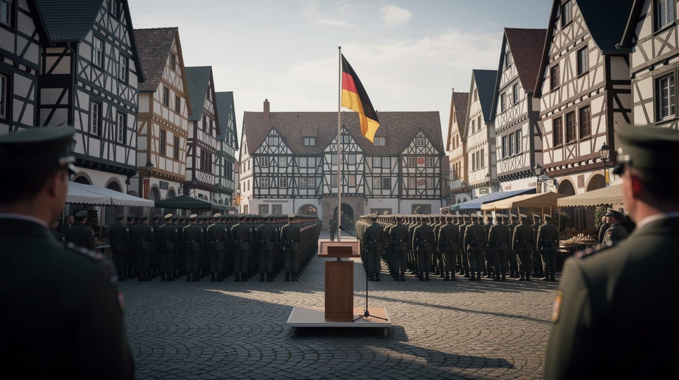 Merz plaide pour la capacité de défense à Medebach et salue le serment public de la Bundeswehr