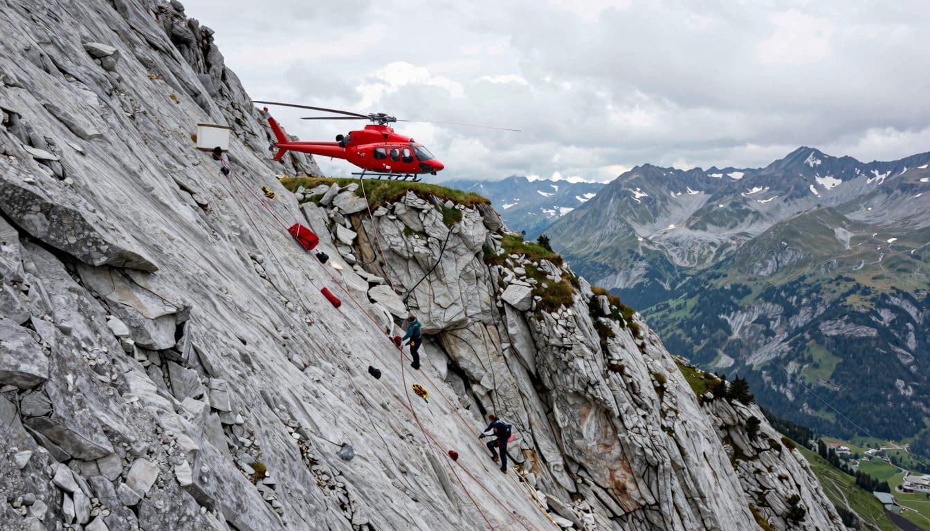Un Néerlandais de douze ans fait une chute d'environ 30 mètres lors d'une randonnée en montagne au Tyrol